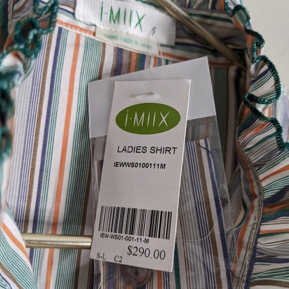 iMiix ruffle button front blouse - Picture 4 of 4